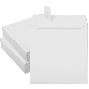 gisgfim 70 Pcs 6x6 Inch Square Envelopes with Self Seal Bulk 70LB White Square Invitation Envelope Greeting Card Lottery Ticket Envelopes for Wedding for Invitation Photo Birthday Cards