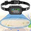 GPS Wireless Dog Fence, Electric Fence for Dogs, Perimeter Collar Fence System, Radius 33-1999 Yards, IPX7 Waterproof, Beep Vibration Shock Correction, for Pets Over 18 Lbs