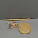 Wisuce Bamboo Mug Tree with Thicker Base  Countertop Coffee Cup Stand with 6 Hooks