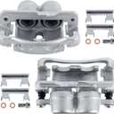 Pair Front Disc Brake Calipers Assembly with Bracket Compatible with 2002-2006 Cadillac Escalade, Compatible with 1999-2006 Chevrolet Silverado 1500/GMC Sierra 1500 18B4728 18B4729