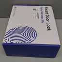 52HZ Fingerprint Door Knob with Lock, Smart Lock for Bedroom Door, Biometric Door Lock with App Control & Key, Thumbprint Keyless Entry Door Lock for Front Door, Home, Apartment, Office, Matte Black