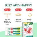 TRUE LEMON KIDS Wild Watermelon (10 Packets) - Hydration for Kids - No Preservatives, No Artificial Flavors & Sweeteners - Low Sugar Water Flavoring - Juice Powdered Drink Mix