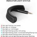 aptX Wireless Bluetooth 5.0 Adapter for Bose QuietComfort QC 15 with Mic/Volume Control, Black