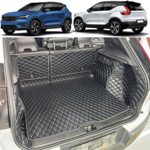 for 2018-2025 Volvo XC40/2022-2024 Volvo C40 Recharge Trunk Mat and Rear Backrest Cargo Mat Liners All Weather Anti-Slip