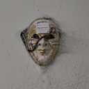 Masquerade Venetian Jester Mask Music Mardi Gras Wall Decorative Art Collection Mask (Purple)