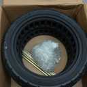 11 Inch Off-Road Scooter Solid Tire compatible with Ninebot by Segway MAX G3 / ZT3 / ZT3 Pro Kickscooter, 70/60-7.5 Front Rear Rubber Tire 11x2.75 Explosion-Proof Kick Scooter Tyre Replacement 2PCS