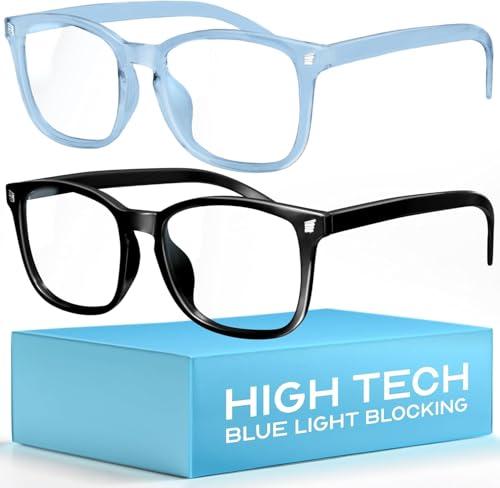 livho High Tech Blue Light Glasses - Advanced up to 99% Blue Light Blocking Computer Glasses - Anti Eyestrain & UV Glare Protection