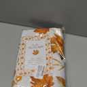 Romanstile Fall Rectangle Tablecloth 60 x 102 Inch,Thanksgiving Autumn Harvest Orange Maple Leaf Table Cloths, Stain Resistant Farmhouse Table Cover for Thanksgiving Holiday Dinner Party