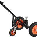 VEVOR Trailer Dolly, 1000lbs Tongue Weight Capacity, Carbon Steel Trailer Mover with 2 inch Ball, 14 inch Pneumatic Tires, Portable Tow Dolly for Moving RV Trailers