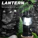 DIBMS 4-Pack Solar Camping Lantern, Collapsible LED Solar USB Rechargeable Lantern Flashlight Emergency Hanging Lights for Camping Hurricanes Power Outages Indoor Outdoor