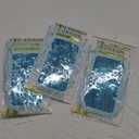 Blue Streamers for Party Decorations - 3 Pack 3.3ft x 8.3ft Tinsel Curtains for Bluey Birthday and Winter Wonderland Occasions