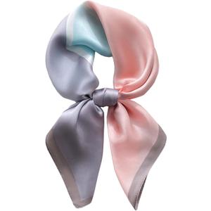 Fashion Hair Scarf for Women Soft Silk Feeling Head Scarves Head Wrap Square Bandanas 27.5 27.5 inches