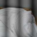 Bedsure Comforter Duvet Insert - Quilted Comforters Cal King Size, All Season Duvet, GentleSoft Down Alternative Bedding Blanket, with 8 Tabs, Gifts for Women/Men, White, California King 96X102 Inches