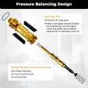Brass Replacement Cartridge for Moen 1222, Compatible with One Handle Faucets, with Removal Tool
