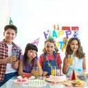 64 Pcs Gingham Dessert Paper Plates Set - 9 Inch 4 Color(Red/Blue/Green/Yellow) Disposable Round Paper Plate - Disposable Gingham Party Supplies - For Picnic Wedding Birthday