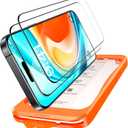 TORRAS Top-Notch Military-Grade Shatterproof for iPhone 15 Screen Protector [Most durable 9H+ Glass,Unbreakable from 12-foot Drop] for iPhone 14Pro&iPhone 15, Diamond Shield 2 Packs