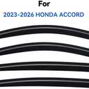 Window Visors Rain Guards for 2023 2024 2025 2026 Honda Accord, Out-Channel Window Vent Wind Deflectors Visors Shades for 23 24 25 26 Accord