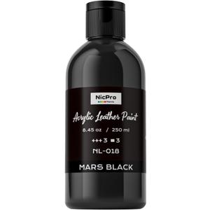 Nicpro 14 Colors Acrylic Leather Paint (8.45 oz, 250 ml) Leather Dye for Shoes, Sneakers, Bags, Furniture, Jackets, Car Seat, Wallets, Shoe Leather Paint Kit for DIY Crafts Kid Adult with Color Wheel