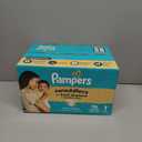 Pampers Swaddlers Diapers, Size 1 (8-14 lbs), 96 Count, Absorbent, Keeps Baby Dry and Comfortable, Skin Safe Disposable Baby Diaper 