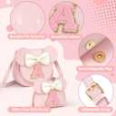 2 x Toddler Purse Gifts for Girls, Little Girl Purse Kids Wallet Crossbody Bag, Birthday Gifts for 3 4 5 6 7 8 Year Old Girl (R, Pink)