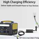 19V AC/DC Adapter Compatible with VTOMAN Jump 600X Portable Power Station Solar Generator Replacement 65W Power Supply Model YN-65WC190320W1 Battery Charger Power Cord Plug
