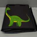 Mabahoo Extra Large Toy Box Chest, Collapsible Sturdy Kids Storage Organizer Bins with Lids, Black Dinosaur Toy Chest for Boys Girls, 40"x16"x16" Toy Storage Bin Boxes for Playroom Bedroom Nursery