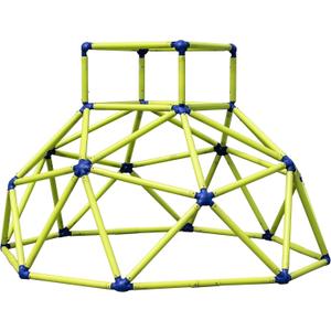 Eezy Peezy Climber with Top - Active Indoor Outdoor Play Set Climbing Dome Equipment Toys - Fun for Kids Ages 3 to 6 Years Old, Green and Blue