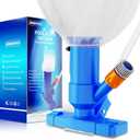 Pool Vacuum Cleaner for Above Ground Pool, 52" Telescopic Pole Jet Underwater Cleaner