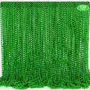 TURNMEON 150 Pack St Patricks Day Accessories, 33" St. Patricks Day Bead Necklace St Patricks Day Decorations Green Necklaces Bulk for St. Patricks Day Mardi Gras Parade Throws Birthday Party Favors
