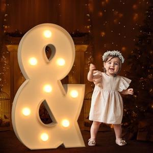 Tongjoy 3FT Marquee Light Up Letters, Large Marquee Letters, DIY Giant Letters for Baby Shower Birthday Party Backdrop Decorations, Light Up Letters for Wedding Decor, Kids' Mosaic Kits Letter &