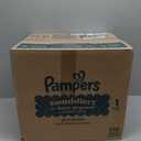 Pampers Swaddlers Diapers, Size 1 (8-14 lbs), 198 Count, Absorbent, Keeps Baby Dry and Comfortable, Skin Safe Disposable Baby Diaper 
