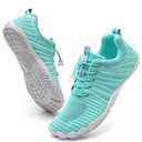 WateLves Water Shoes Men Women Beach Barefoot Aqua Socks Breathable Wide Swim Outdoor Walking Anti Slip Pool Shoes for Hiking Kayaking Diving Surfing (A-Moon, 41)