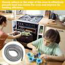 Range Oven Door Gasket W10162384 Compatible With Whirlpool Maytag KitchenAid Jenn-Air Amana Kenmore Magic Chef, Replacing 7201P046-60 W10162384 1469016 AP6016005PS11749287EAP11749287