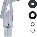 1 Pack Sink Sprayer Replacement Head Set Universal Kitchen Sink Spray Attachment Side Sprayer Head Faucet Pull Out Spray Head for Easy Installation Universal Fit Sink Spray Head Chrome