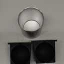 Clear Ice Cube Maker - 2.5" Ball - Stainless Steel Clear Ice Maker - Compact Design - for Whiskey, Cocktails, Bourbon - 4 PACK (Metallic-Round)