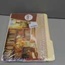 100PC Manila File Folder 1/3 Cut Tab Letter Size,Great for Organizing and Easy File Storage,Per Box