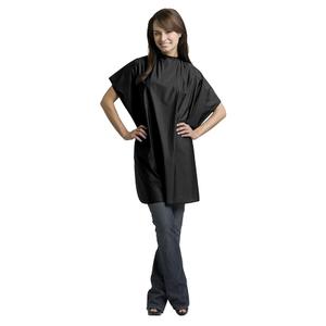 Diane Shampoo Cape, 36X54, Black 2 Pack