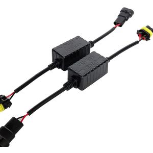 HB4 9005 9006 9145 LED Headlight Decoder (1 Pair) Canbus Computer Error Anti Flicker Canceller Load Resistor Harness