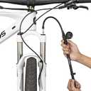 ROCKBROS Bike Shock Pump High Pressure 300 PSI for Rear Shock & Suspension Fork Bicycle Tire Pump with Gauge Schrader & Presta Valve for Mountain, Road Bikes and Motorcycle