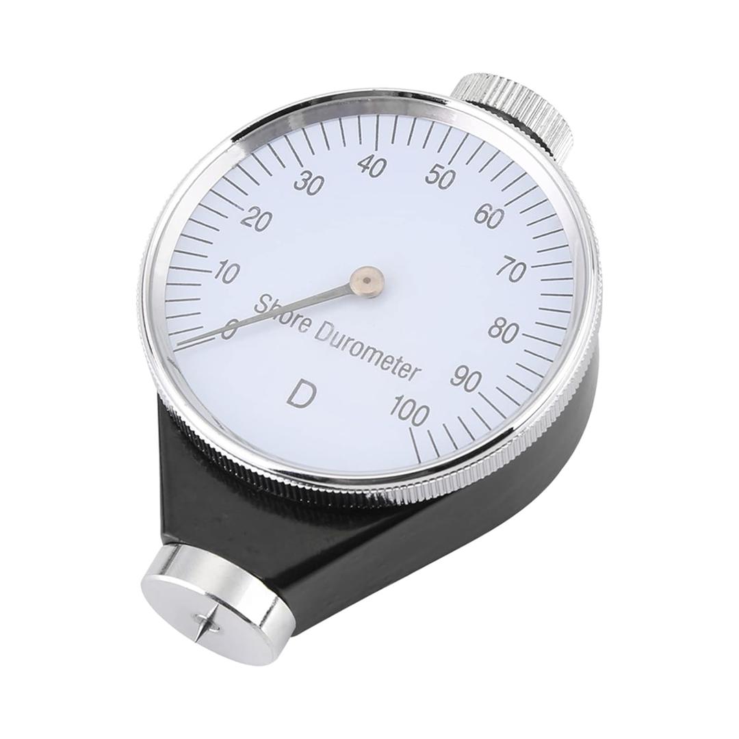 Rubber Hardness Tester, Type D Rubber Tire Durometer Hardness Tester Meter 0-100
