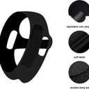 Anti Snoring Chin Strap for Sleeping Adjustable, Breathable & Comfortable Snore Stopper Device for Men & Women Effective Mouth Tape Alternative for Better Sleep & Apnea Relief (Black)