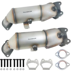 Front & Rear Catalytic Converter Compatible with 2014-2021 Dodge RAM Promaster 1500 2500 3500 3.6L V6 Catalytic Convertor High Performance (EPA Compliant)