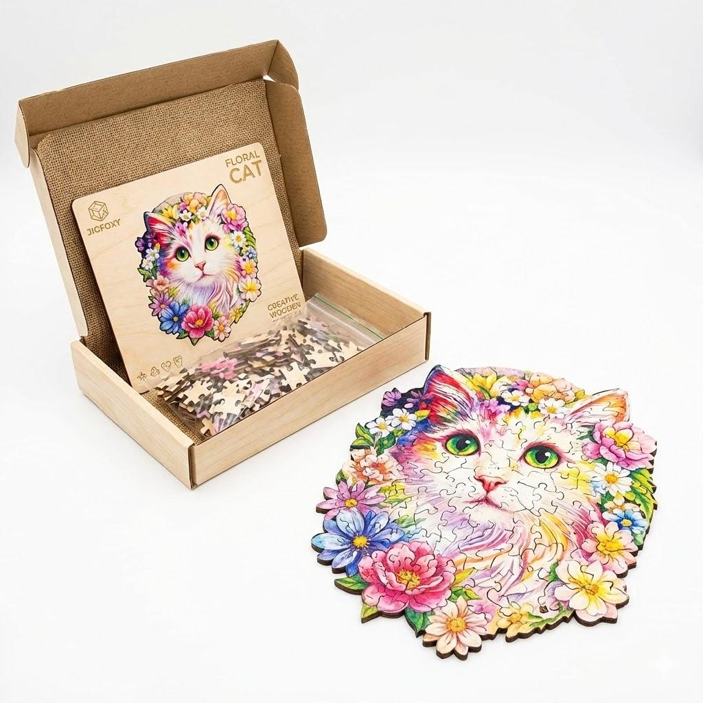 JigFoxy FloralCat 200pcs kitty puzzle