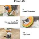 EWES Cat Cone Collar Soft M Size Alternative Neck Cones to Stop Licking Kitten Comfy Elizabethan Collars After Surgery Neuter Dog Donut Collar for Pet e Collar Recovery Shame