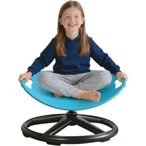 Spinning Chair for Autistic Kids, Sensory Spinning Chair for Kids & Toddlers, 220LBS Capacity, Safe Non-Slip Spin Chair with Handle, Sensory Chair for 3-8 Ages Autism & Special(Blue Oval)