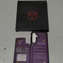 Vinich for Samsung Galaxy S25 FE Wallet Case with Card Holder, RFID Blocking Credit Slots Kickstand Shockproof Phone Cover Fit for Galaxy S25 FE 6.7" Purple