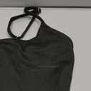 Women's Sexy Halter Backless Tank Top Sleeveless Summer Y2K Basic Going Out Fitted Cami Crop Tops, L