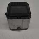 Chefman Fry Guy, The Most Compact & Convenient To Deep Fry Comfort Food, Restaurant-Style Basket With A 1.6-Quart Capacity, Easy-View Window & Adjustable Temp Control, Stainless - 1.5 Liter