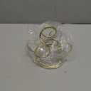 Gorgeous Sturdy Metal Sphere Display Stand Marble Crystal Ball Holder Globe Display Room and Office Decor Egg Celestial (Gold 1 Ball Holder)