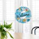 MVVMTOP 5.7x5.9inch Diamond Painting Kits Ocean Hanging Pendant DIY Marine Organism Wreath Ornaments Shaped Diamond, HGJ081